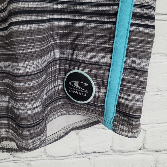 O'NEILL | HyperFreak striped stretch swim boardshorts - Picture 3 of 5